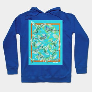 wild boho style birds ecopop Hoodie